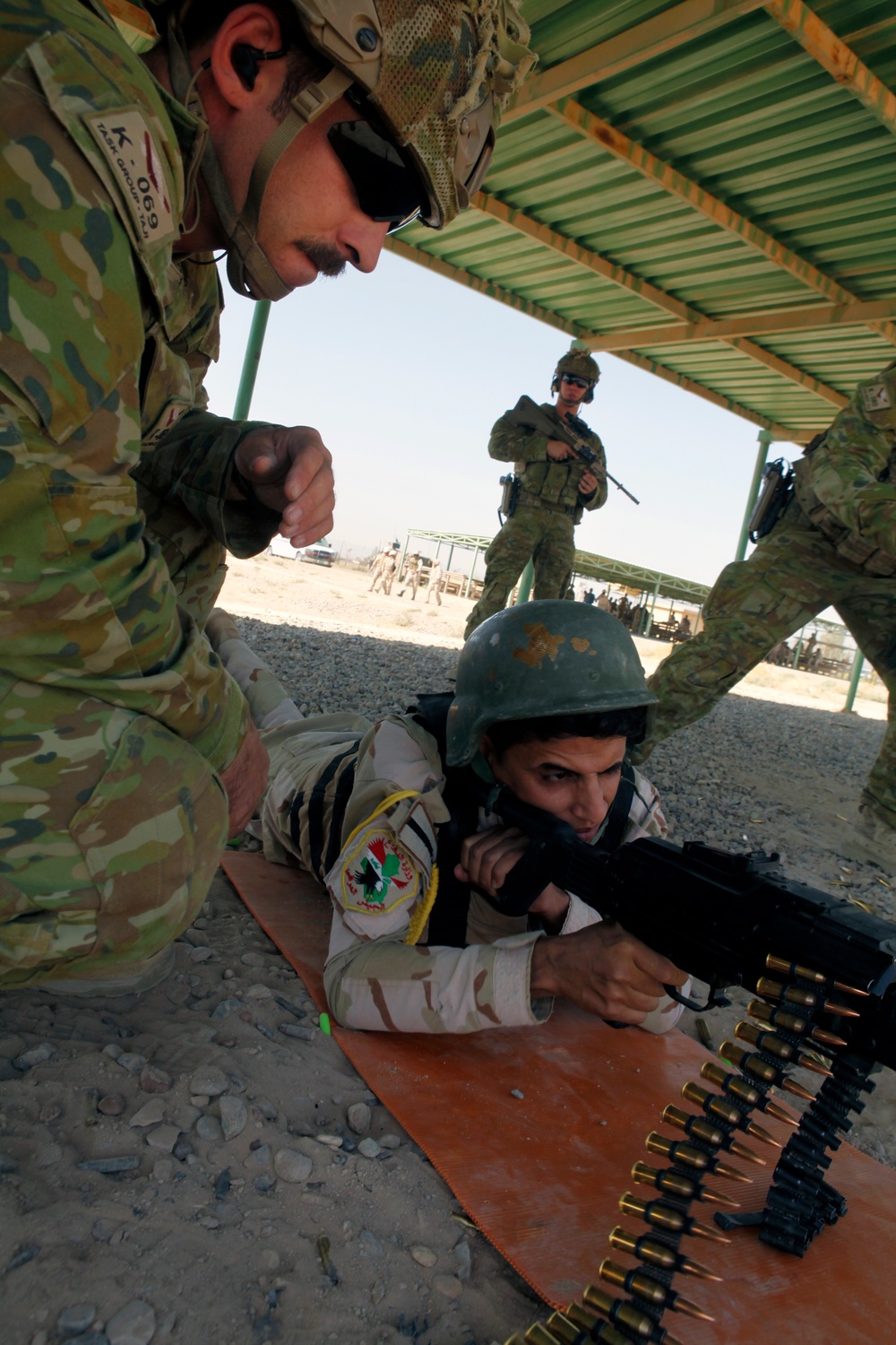 Task Group Taji conducts squad automatic weapons training