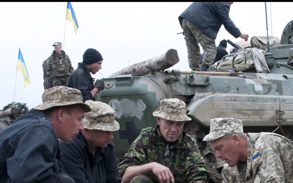 Ukrainian Soldiers conduct BMP-2 live-fire exercise