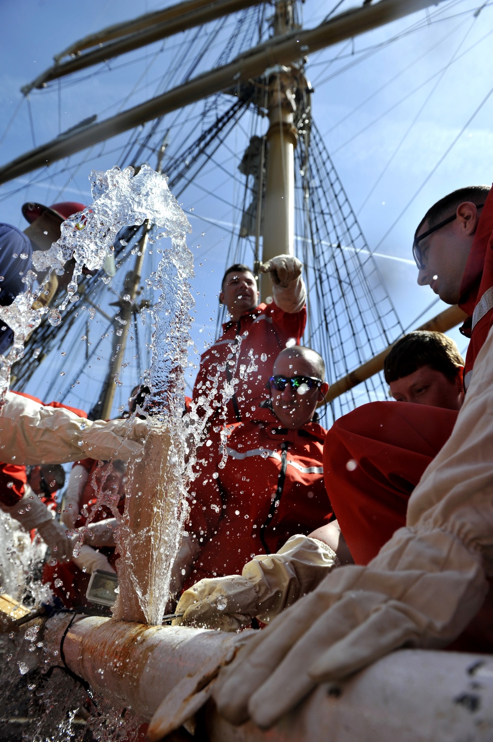 Coast Guard Officer Candidates learn critical damage control skills