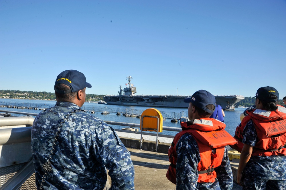 USS John C. Stennis (CVN 74) Returns Home After A Seven Month Deployment