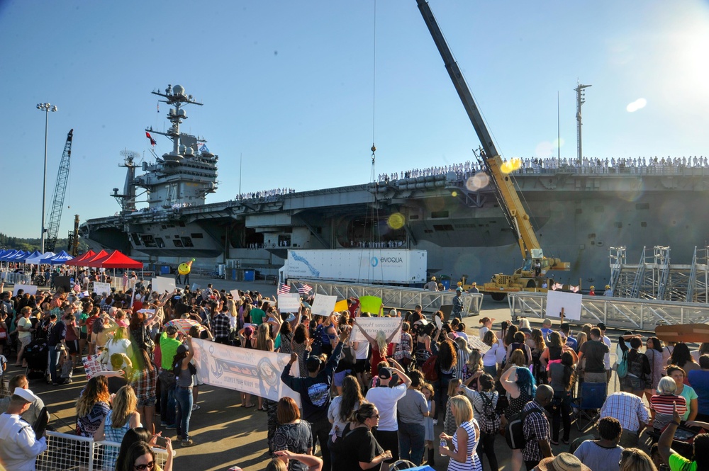 USS John C. Stennis (CVN 74) Returns Home After A Seven Month Deployment
