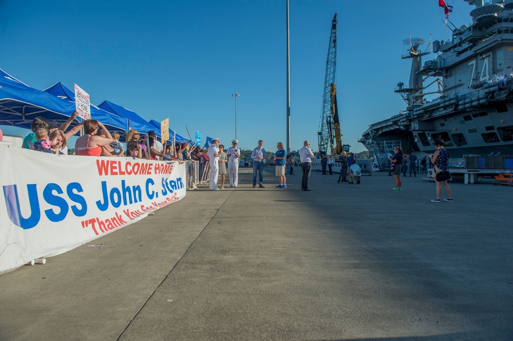 USS John C. Stennis (CVN 74) Returns Home After A Seven Month Deployment