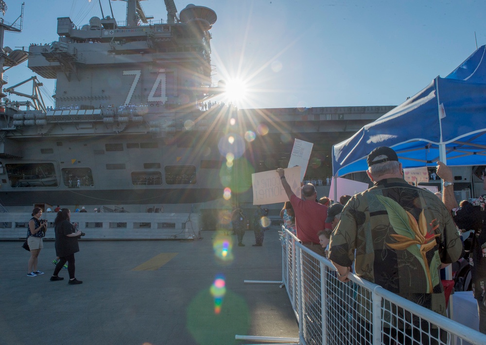 USS John C. Stennis (CVN 74) Returns Home After A Seven Month Deployment