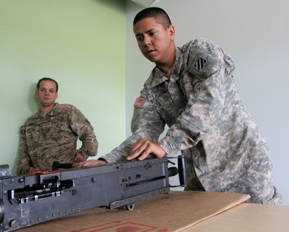 Speed and Power Soldiers conduct gunnery skills test