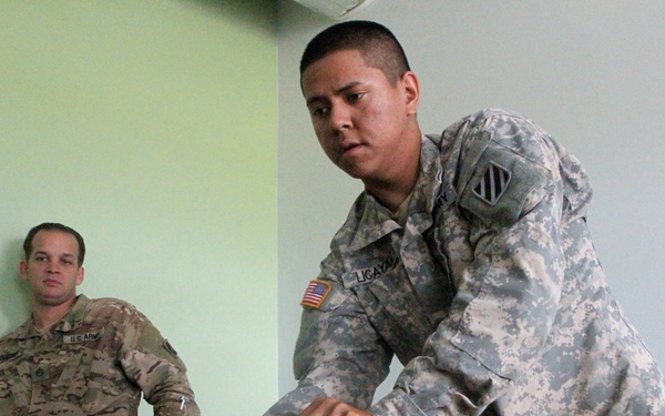 Speed and Power Soldiers conduct gunnery skills test