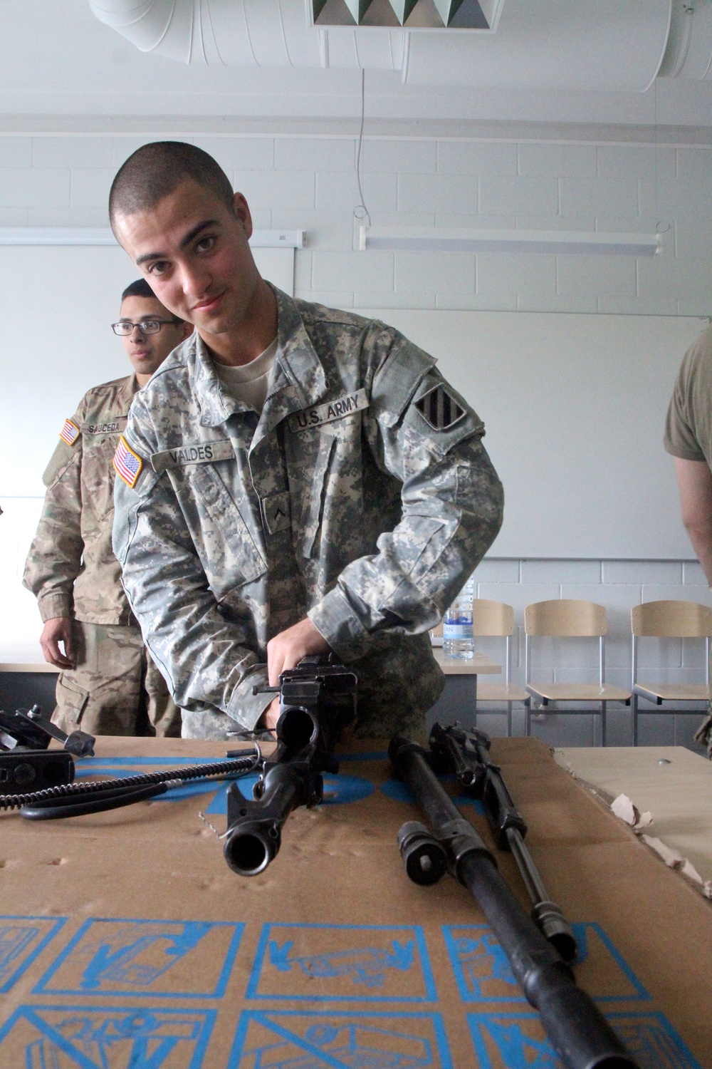 Speed and Power Soldiers conduct gunnery skills test