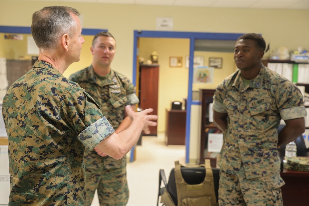 Mighty medicine: Top medical officer visits Camp Lejeune