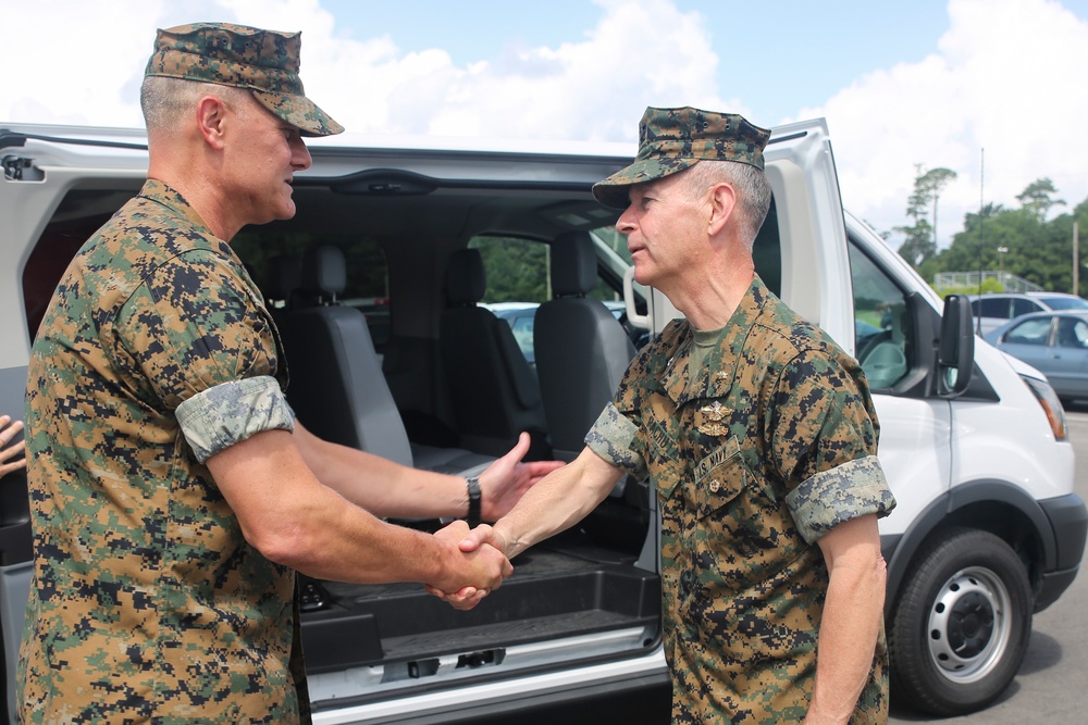 Mighty medicine: Top medical officer visits Camp Lejeune