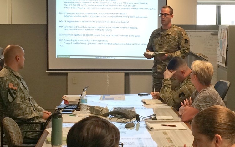 Army Reserve leaders collaborate, coordinate, communicate and cooperate to ensure readiness
