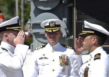 USS Oklahoma City Change of Command