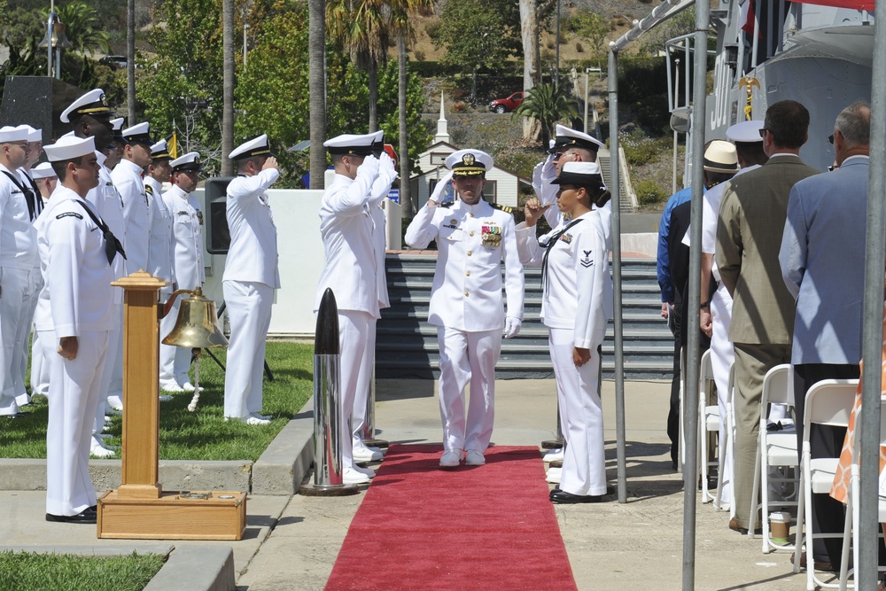 USS Oklahoma City Change of Command