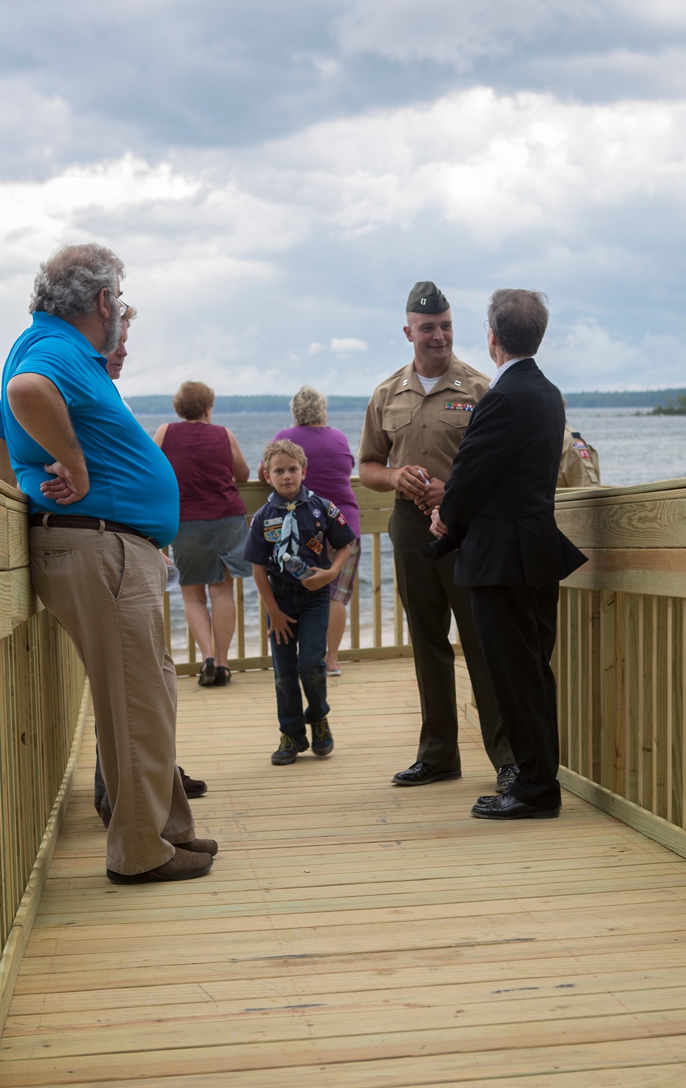 6th ESB Recognized at Standish Beach Dedication Ceremony