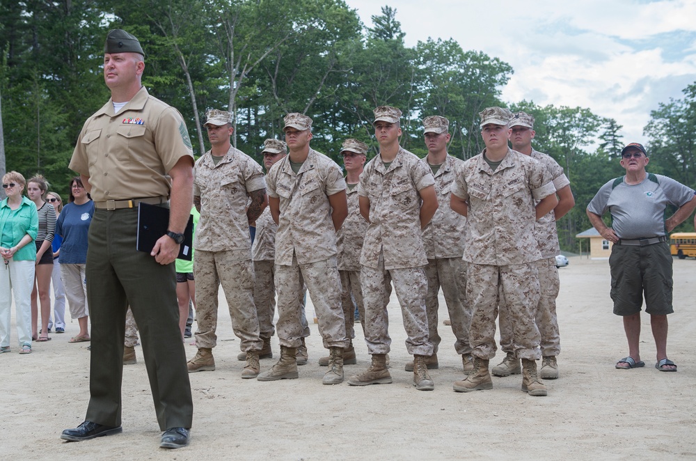 6th ESB Recognized at Standish Beach Dedication Ceremony