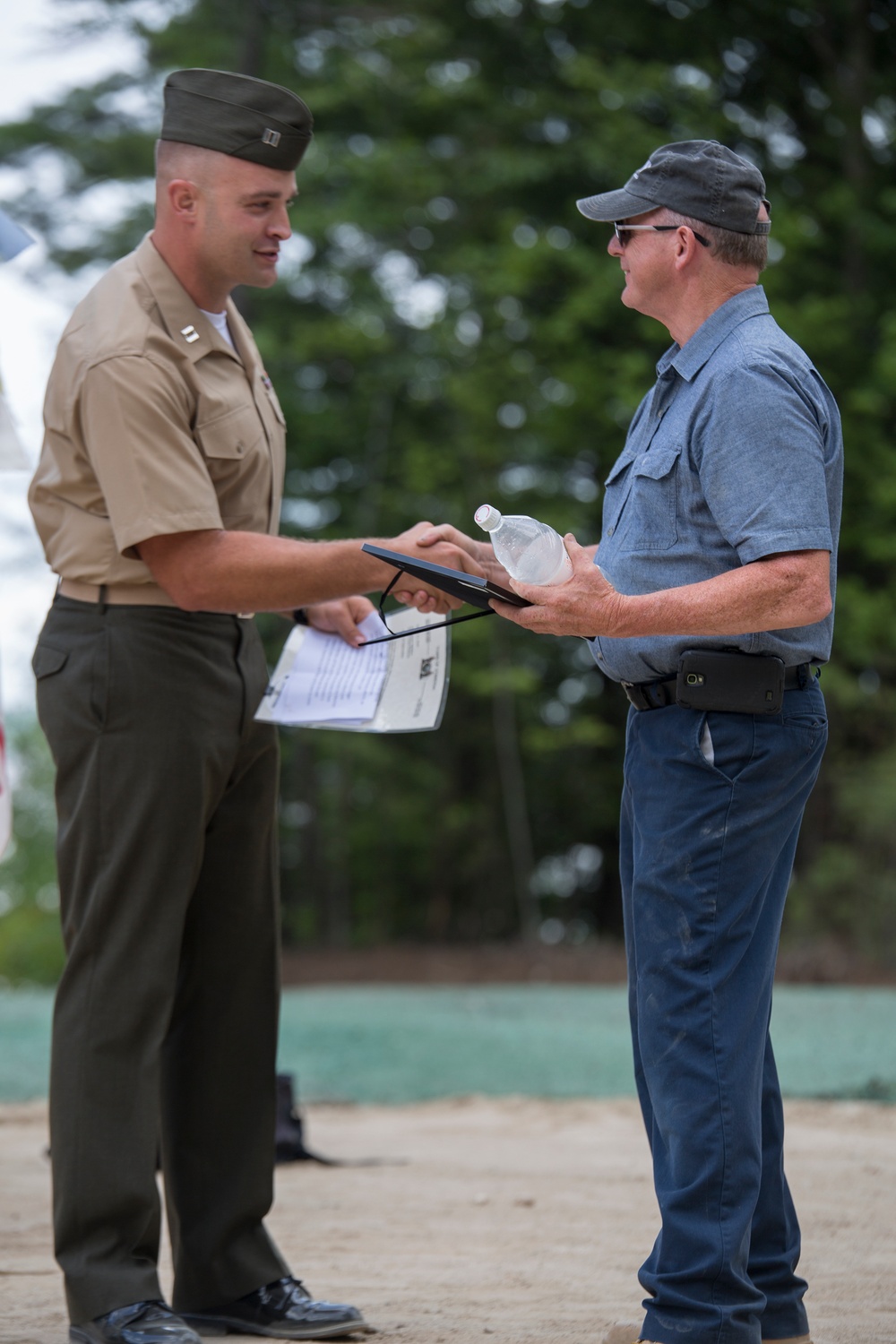 6th ESB Recognized at Standish Beach Dedication Ceremony