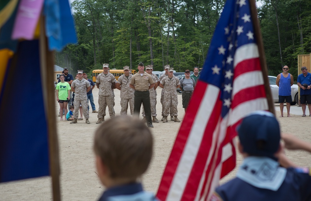 6th ESB Recognized at Standish Beach Dedication Ceremony