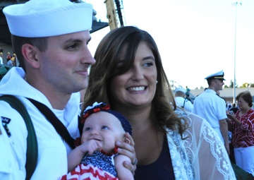 USS John C. Stennis (CVN 74) returns to NBK