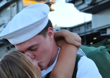 USS John C. Stennis (CVN 74) returns to NBK