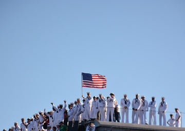 USS John C. Stennis (CVN 74) returns to NBK