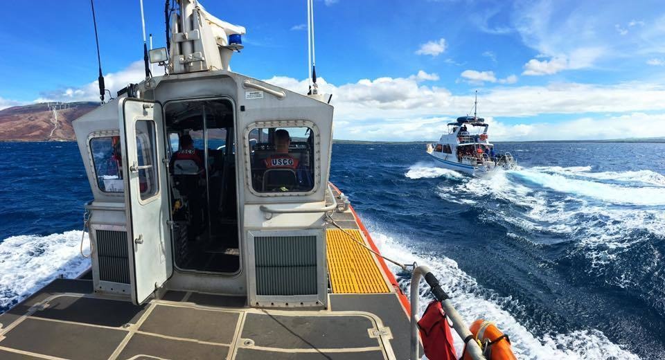 Coast Guard responds to vessel taking on water off Maui, part of busy maritime weekend