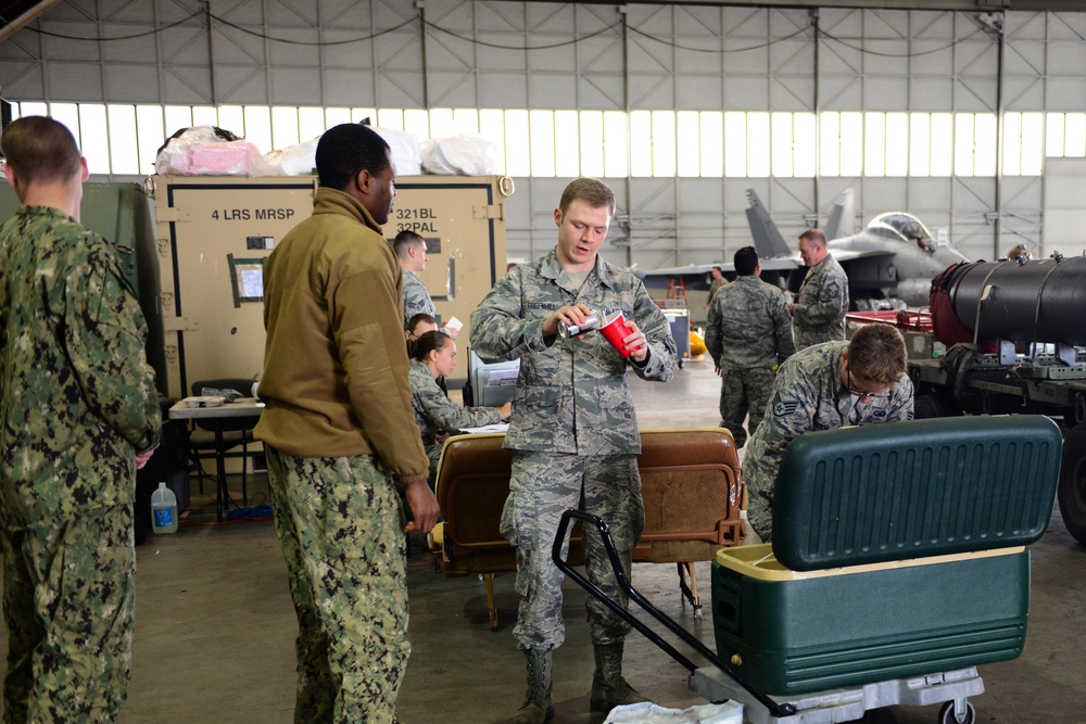 PACAF chaplain command staff visits 354th FW