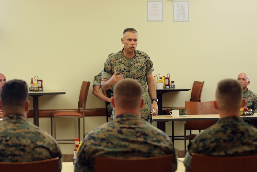 2nd MAW commanding general, sergeant major provide insight to young Marines
