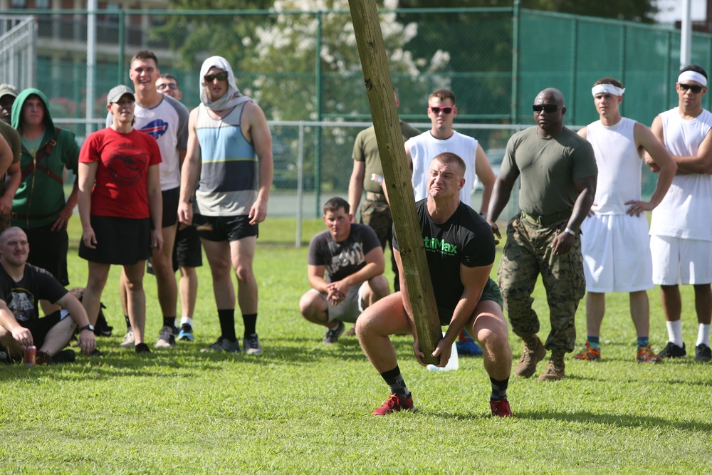 HMLA-167 Marines put their strength to the test in 10th annual Highland Games