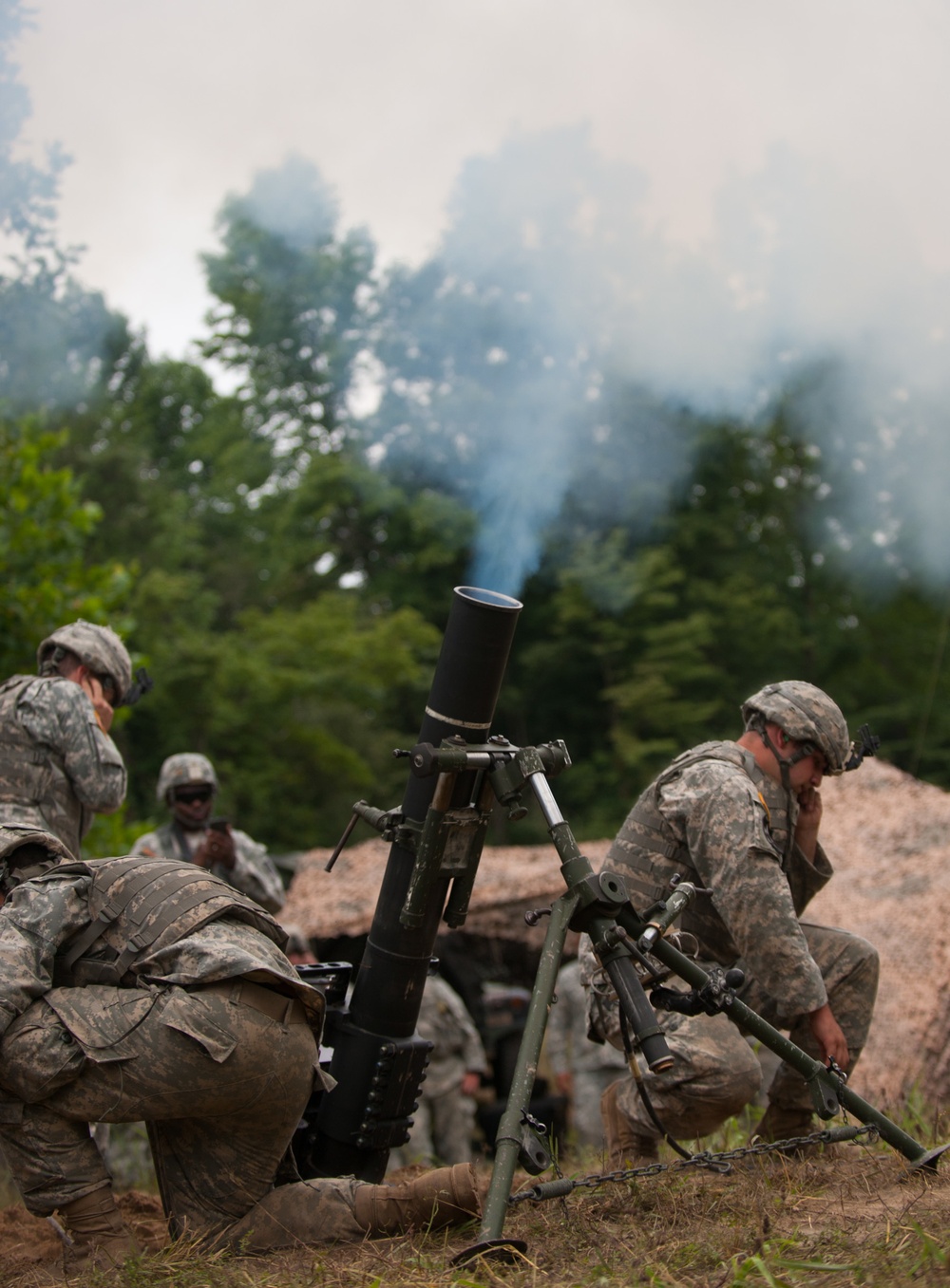 eXportable Combat Training Capability live-fire mortar exercise