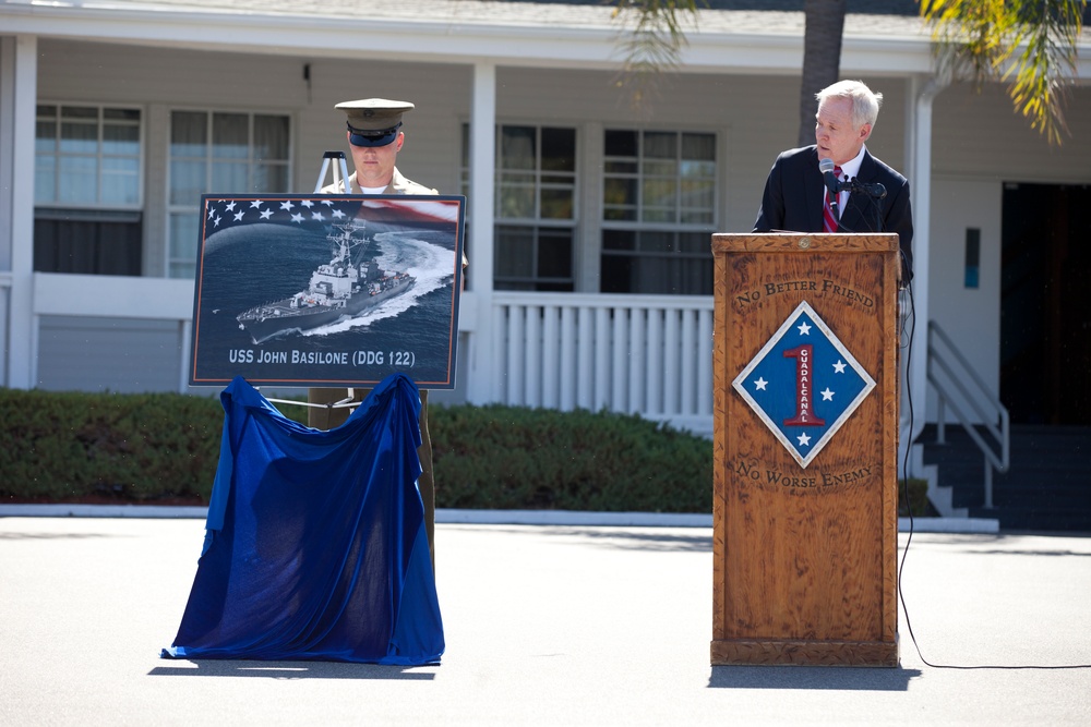 USS John Basilone (DDG-122) Ship Naming Ceremony