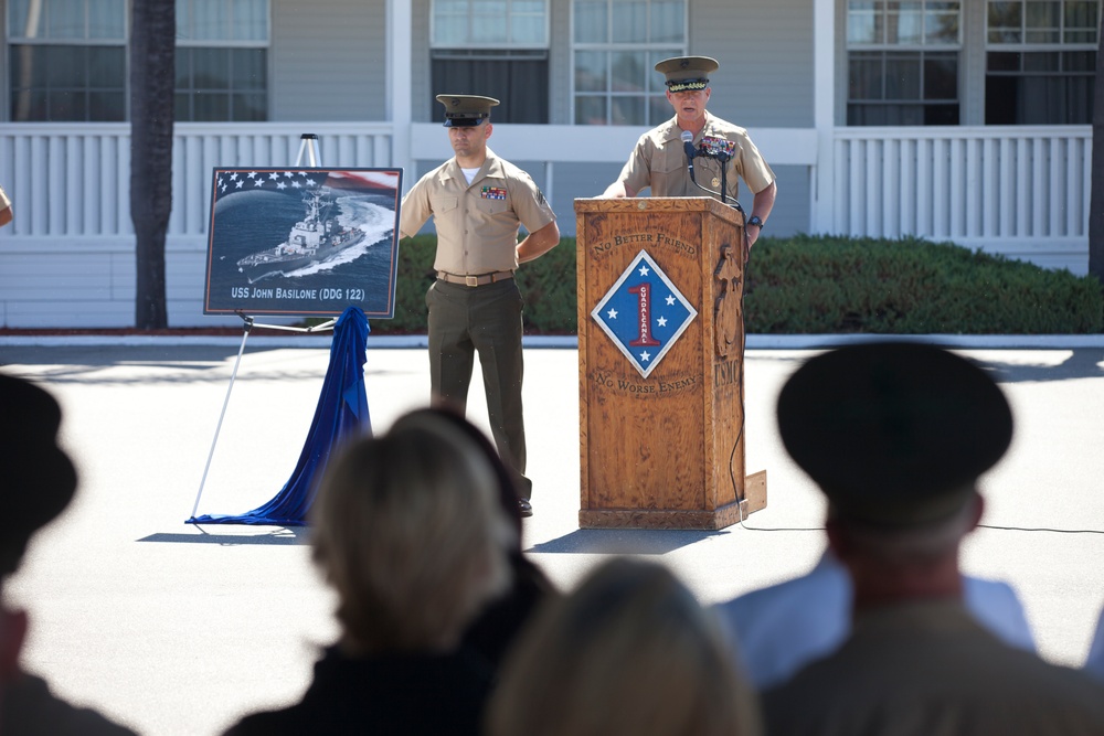 USS John Basilone (DDG-122) Ship Naming Ceremony