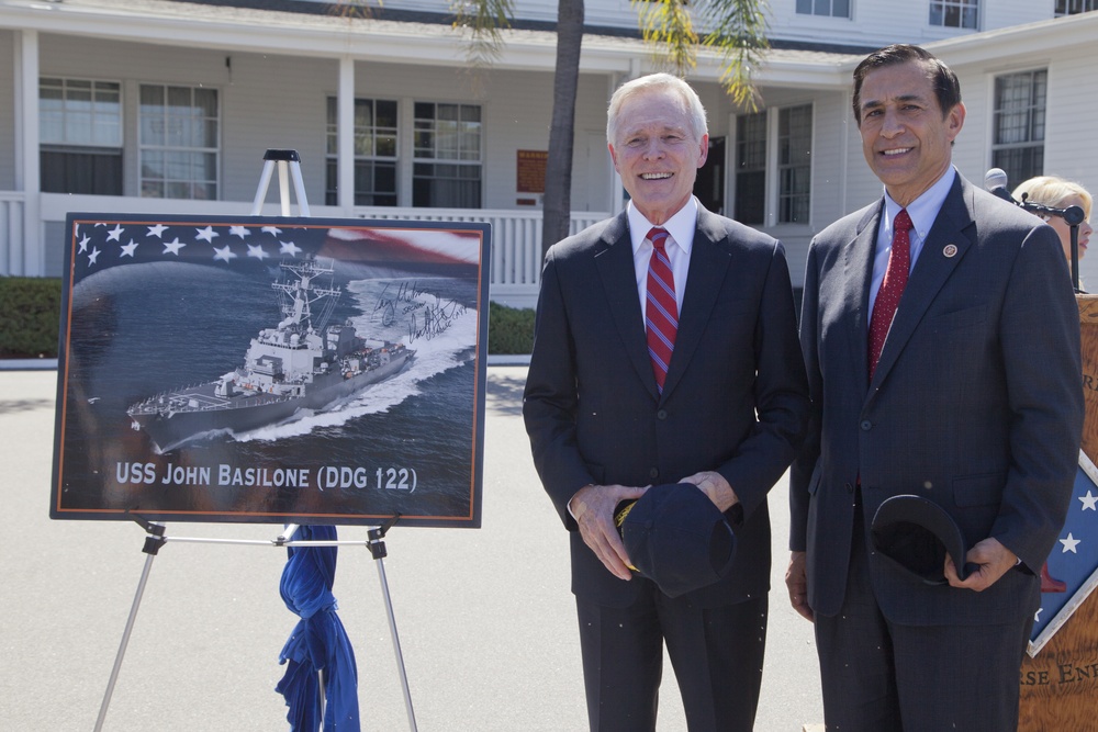 USS John Basilone (DDG-122) Ship Naming Ceremony