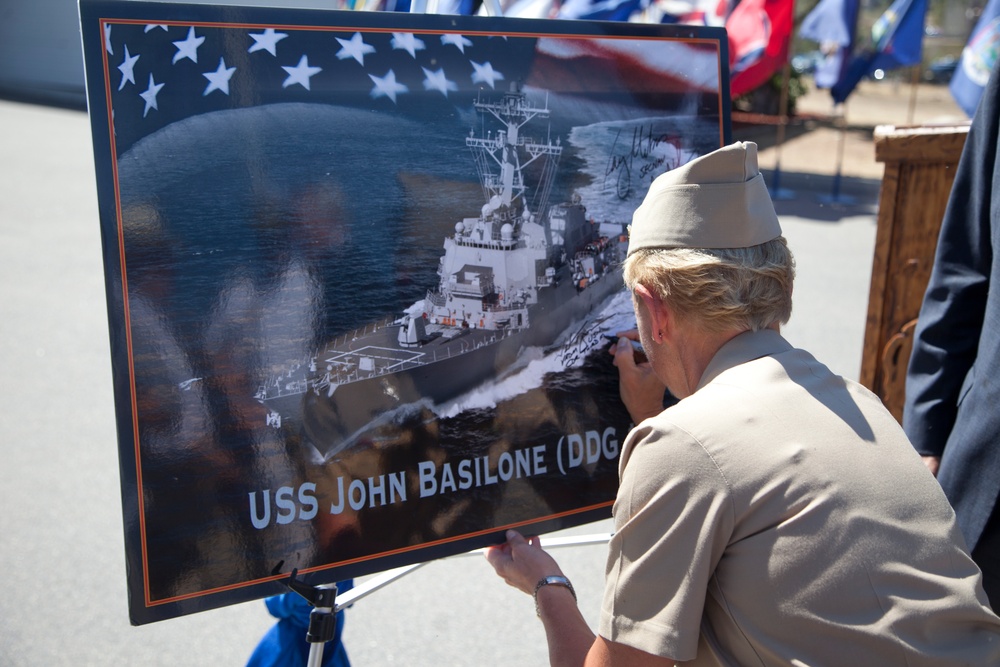 USS John Basilone (DDG-122) Ship Naming Ceremony