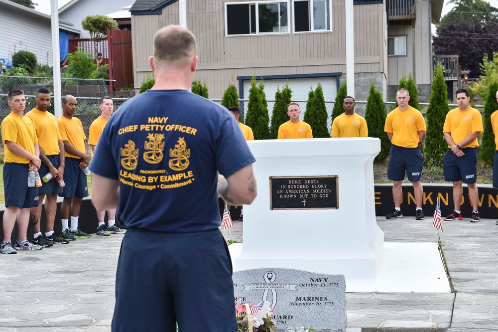 USS Turner Joy Legacy Academy cleans Ivy Green Cemetery