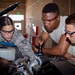 Vehicle mechanic students at Naval Construction Training Center