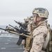 11th Marine Expeditionary Unit (MEU) Maritime Raid Force (MRF) Practices Live Fire Weapons Shoot Aboard USS Somerset.