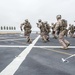 11th Marine Expeditionary Unit (MEU) Maritime Raid Force (MRF) Practices Live Fire Weapons Shoot Aboard USS Somerset.