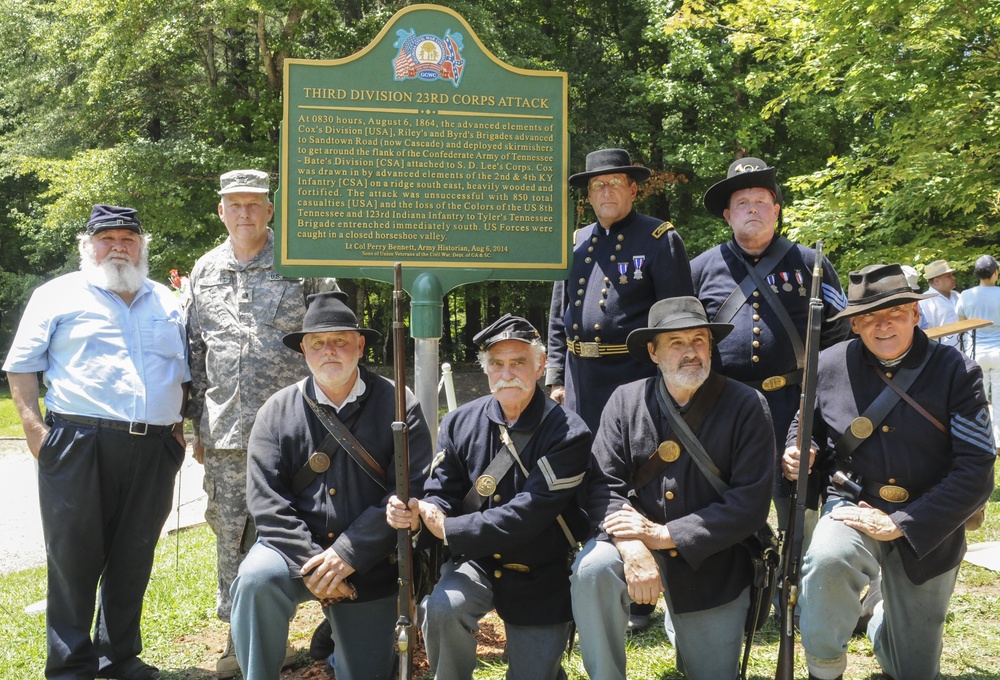 Battle of Utoy Creek Historical Marker Dedication