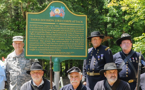 Battle of Utoy Creek Historical Marker Dedication