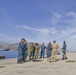 Sailors learn to handle line at the Marathi NATO Pier Facility in Souda Bay, Greece