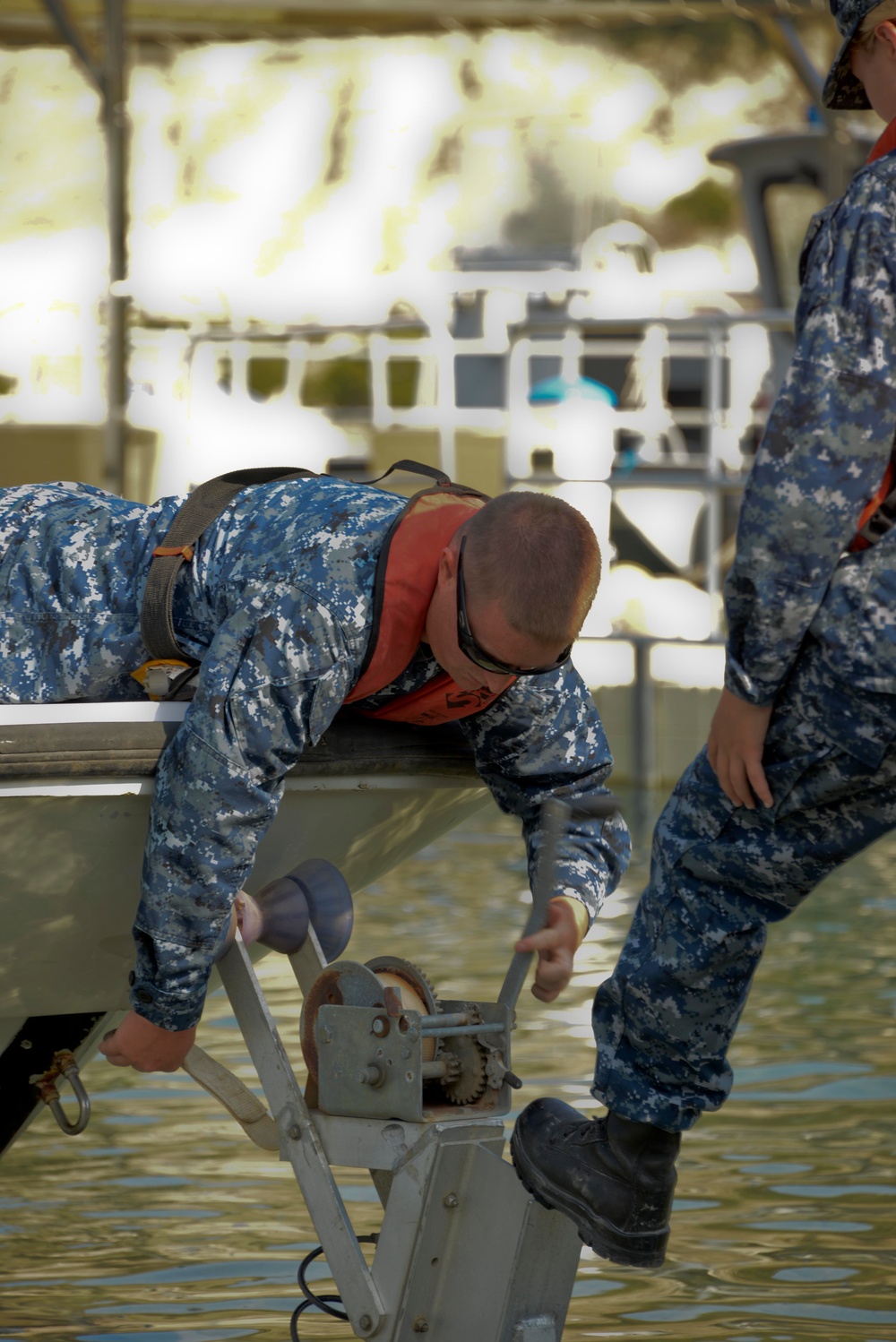 U.S. Naval Support Activity Souda Bay Port Operations Department participates in a maritime readiness training exercise