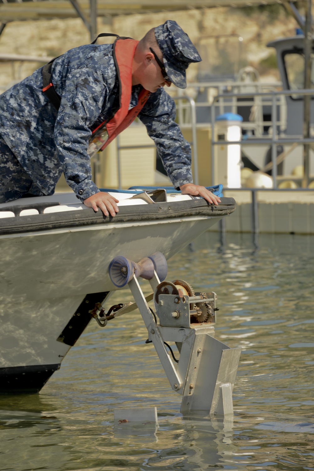 U.S. Naval Support Activity Souda Bay Port Operations Department participates in a maritime readiness training exercise