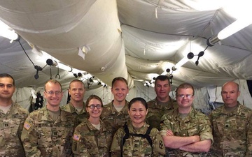 212th CSH integrates with UK’s 2nd MED BDE Officers during Anakonda 16