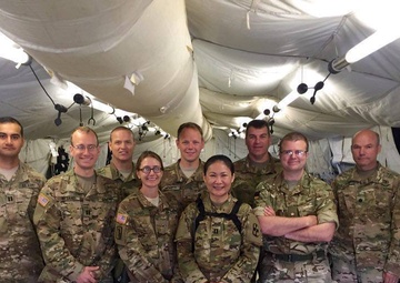 212th CSH integrates with UK’s 2nd MED BDE Officers during Anakonda 16