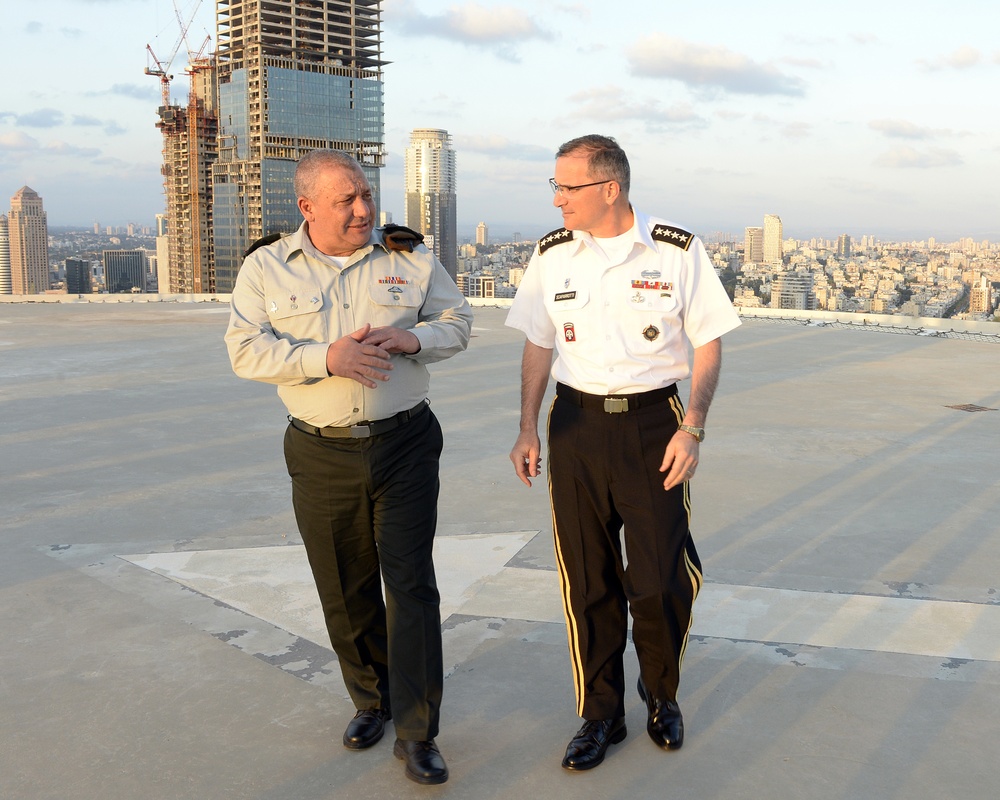 EUCOM Commander Scaparrotti visits Israel, August 16-18, 2016