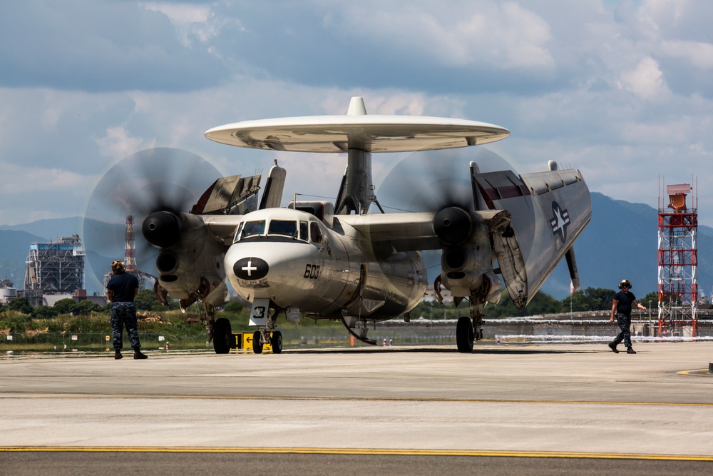 VAW-115 visits MCAS Iwakuni