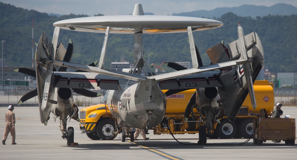 VAW-115 visits MCAS Iwakuni