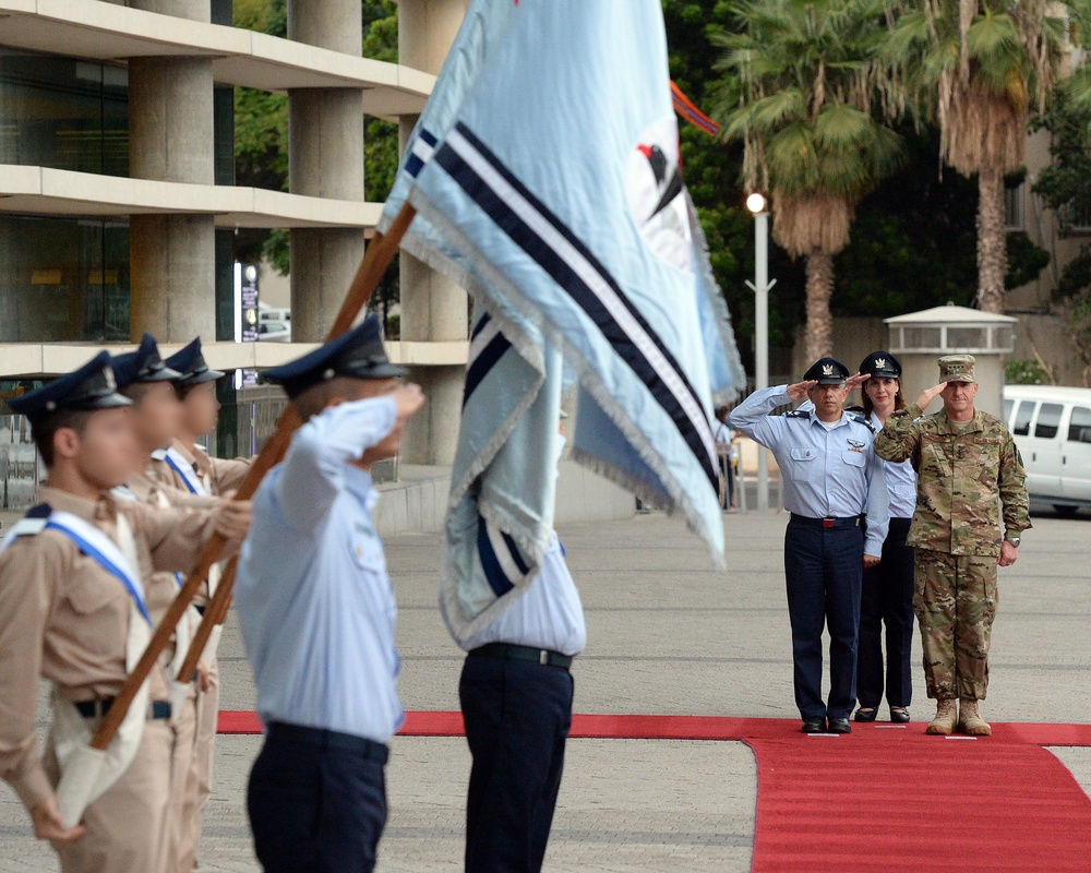 Air Force Chief of Staff visits Israel, August 15-17, 2016.