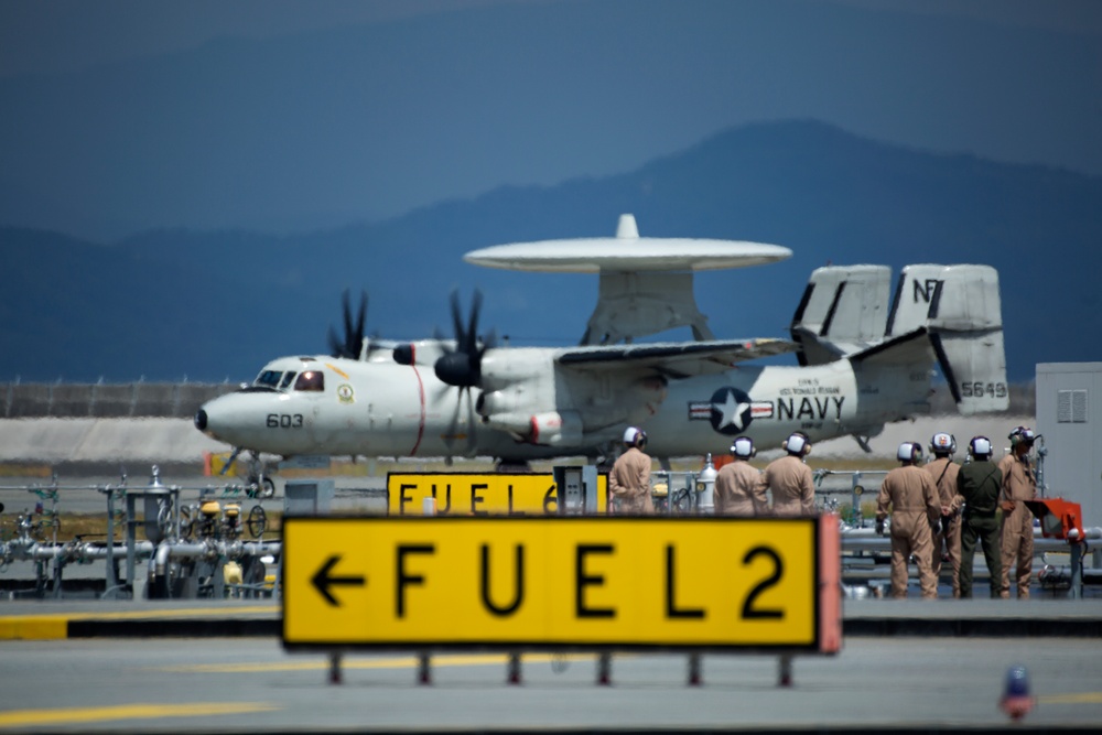 VAW-115 visits MCAS Iwakuni