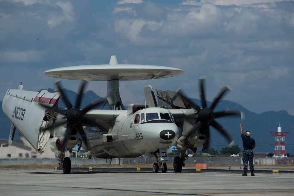 VAW-115 visits MCAS Iwakuni