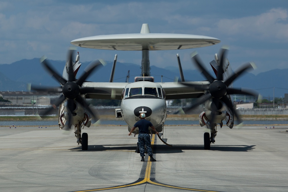 VAW-115 visits MCAS Iwakuni