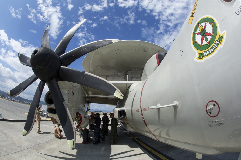 VAW-115 visits MCAS Iwakuni